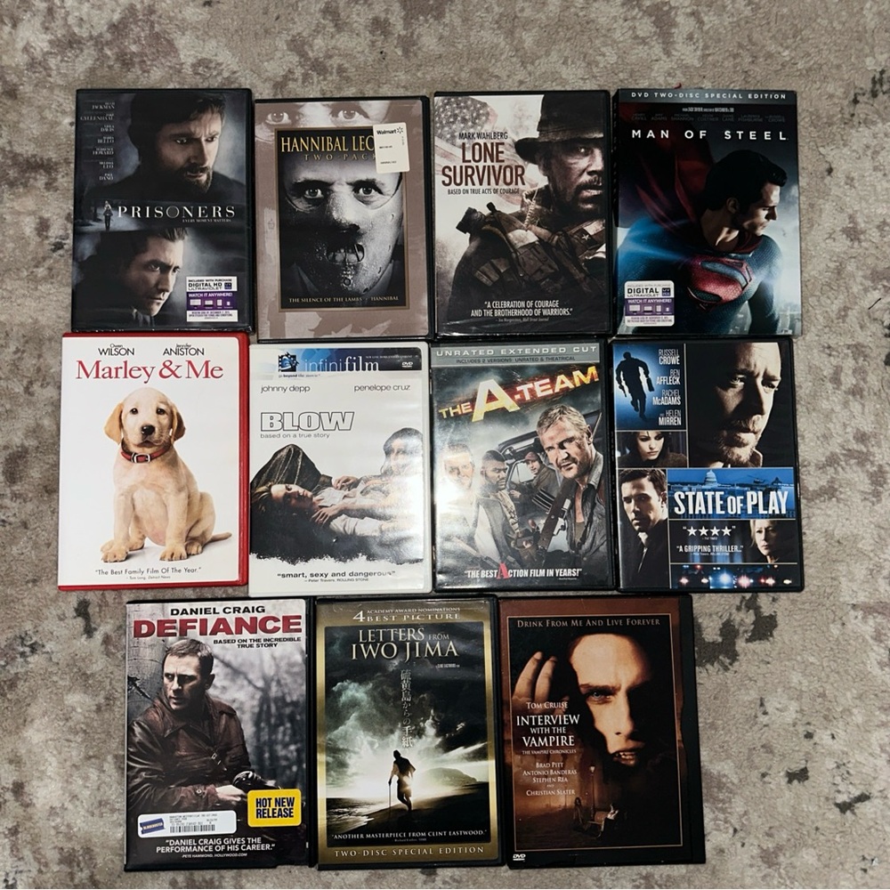 DVD Movie Collection - Various Titles